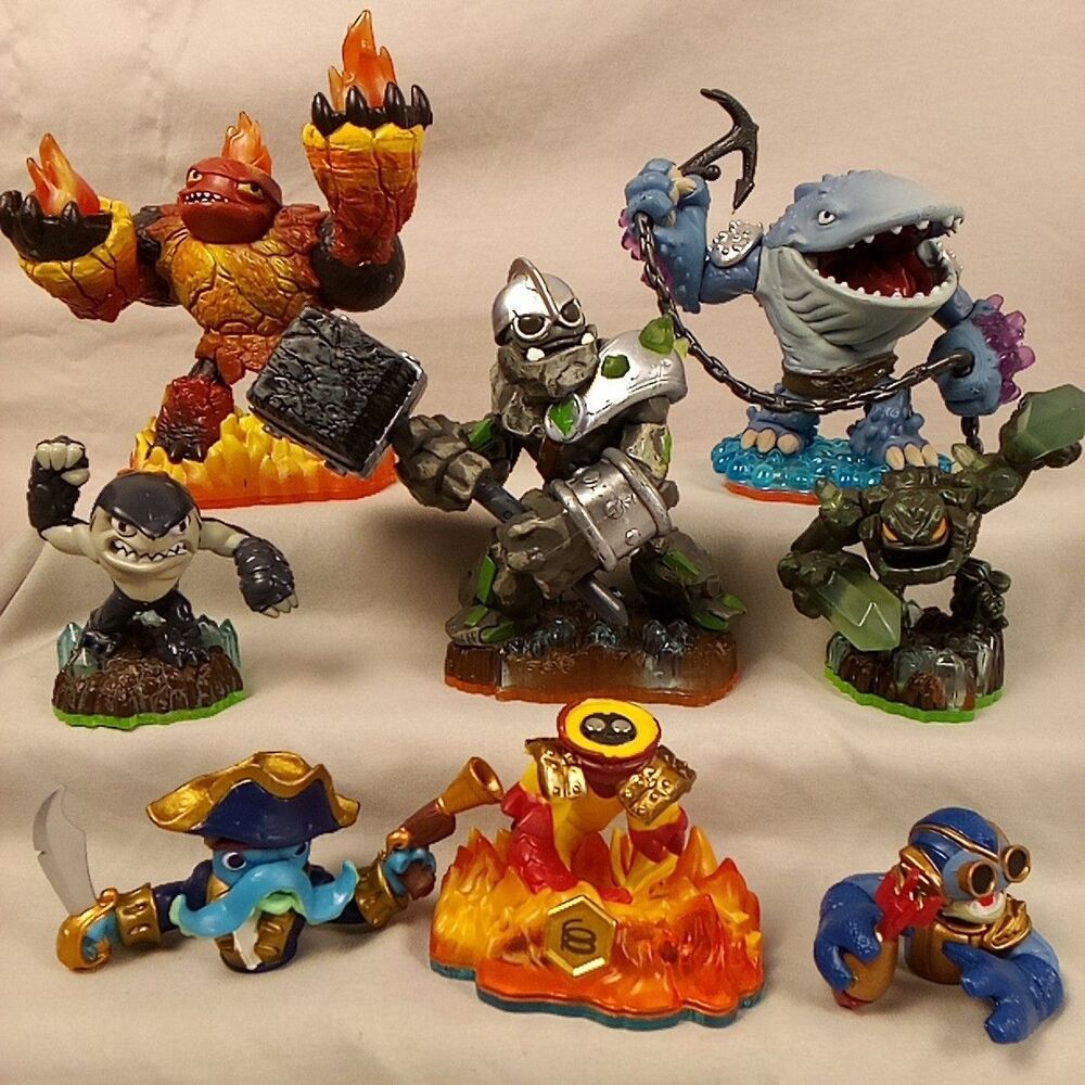 Skylanders Giants GraniteCrusher HotHead Thumpback Terrorfin Prism Break Figures